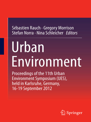 cover image of Urban Environment